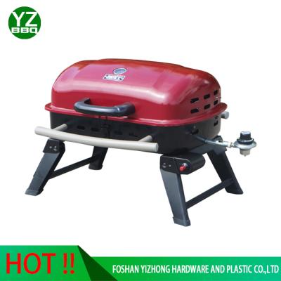 China Easily cleaned 2019 newest small red mini gas grill bbq for outdoor barbecue from facotry direct wholesale for sale