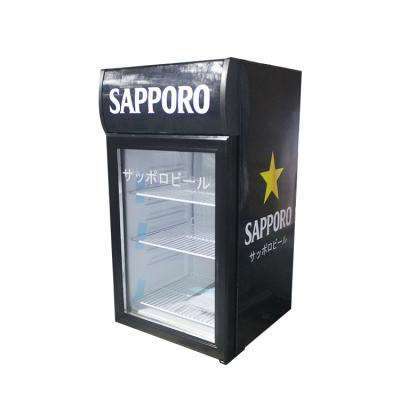 China 55L Single-Temperature Single-Door Upright Display Beverage Showcase Cooler Cooler SC-55L for sale