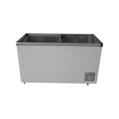 China 418L COMPRESSOR Double Door Frozen-food Ice Cream Ice Cream Chest Display Freezer SD/SC-418 for sale