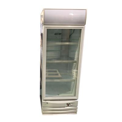 China Single-temperature supermarket display refrigerators single upright beer glass door refrigerator beverage beverage cooler LSC-218 for sale