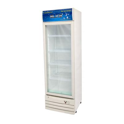 China Commercial Single-Temperature Fruit Display Refrigerator Upright Refrigerated Drinking Showcase LSC-368 for sale