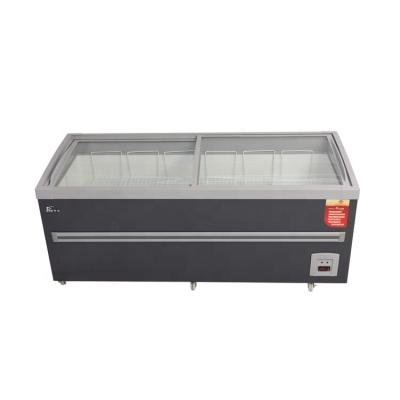 China COMPRESSOR Supermarket Luxury Combined Jumbo Ice Cream Seafood Storage Island Display Freezer SD-588Y for sale