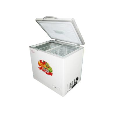 China Commercial Single-Temperature Deep Freezer Refrigerator Door Seafood Meat & Freezer Deep Freezer BD/Because-200 for sale