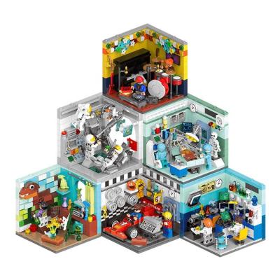 China ABS Plastic 6 in 1 Xingbao Building Block 01402 Dream Scientist Doctor Painter Astronomer City Building Bricks Musician Racing Driver for sale