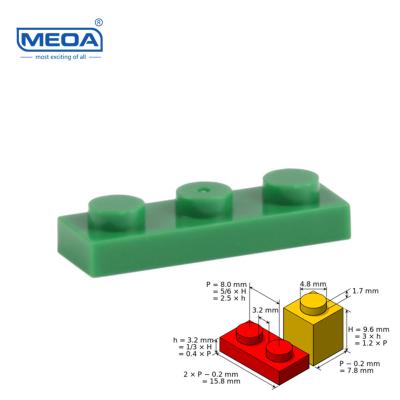 China Toy Wholesale Toys Building Blocks Spare Parts 1X3 Bricks Blocks MOC Parts Creator DIY Assemble Toy For Adult Children for sale