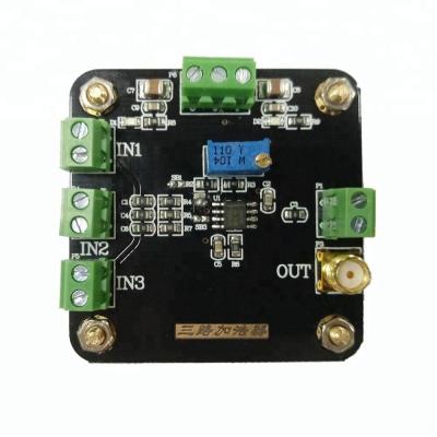 China Triple Adder Operational Amplifier Module Inverting Adder Opamp Amplifier 50mm x 50mm for sale