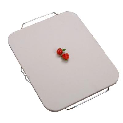 China Hot Selling Disposable Rectangle Pizza Stone With Ear for sale