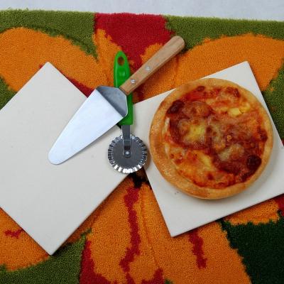 China Disposable Ceramic And Cordierite Pizza Pizza BBQ Square Stone Tools 9