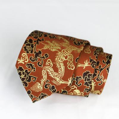 China China Luxury Classic Custom Woven Ties Draped Tie Neck Tie 100% Silk Flower For Men With Flower Pattern for sale