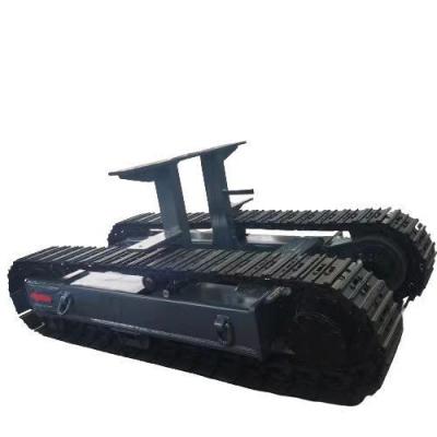 China 8 Ton All Terrain Rubber Steel Crawler Tank Tracked Undercarriage Unmanned Vehicle Robot for sale