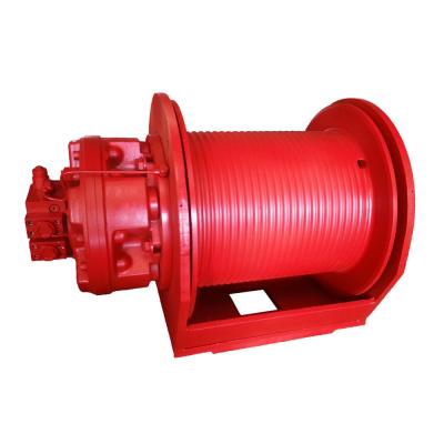 China Customized 10tons Hydraulic Winch for Truck Crane Lift Powered by Hydraulic Motor for sale