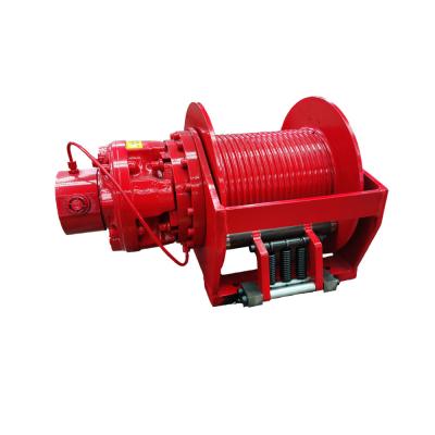 China Steel 3 Ton Marine Single Drum Hydraulic Winch with Hydraulic Power Source for sale