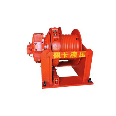 China STEEL Hydraulic Winch Motor for 10ton Single Drum Winches Pulling in Forest Logging for sale