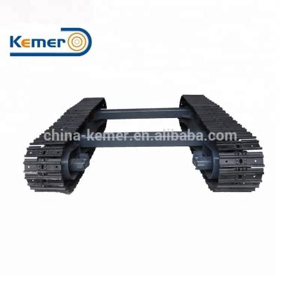 China Travel Motor Customized Steel Crawler Track Undercarriage/Track Chassis/Track System 0-3 km/h for sale