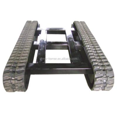 China 6 ton Rubber Track Chassis for Building Material Shops and Travel Speed of 0-3.8 km/h for sale