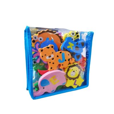 China Eco - Friendly Custom Animal Shape EVA Foam Bath Toys Educational Baby Toys For Children for sale