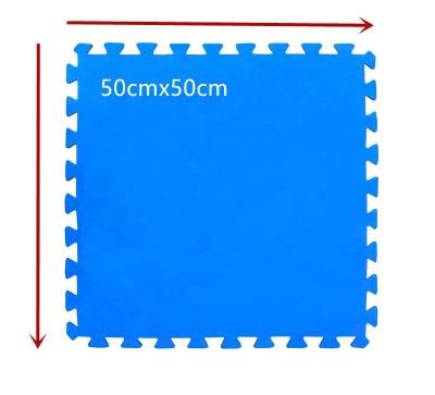 China Swimming Pool Floor Protector Swimming Pool Floor Protector for Spas and Hot Tub Pools 8x 50cm Blue for sale