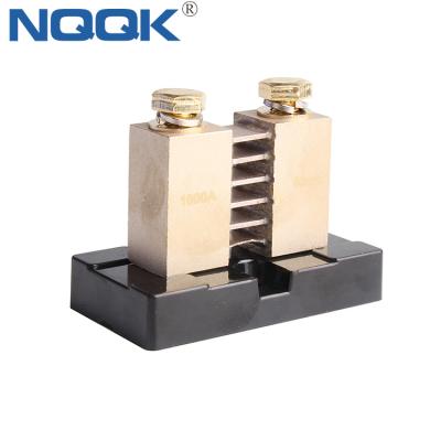 China Copper With Nickel Plated Small 1000A 50mV DC Electric Current Shunt Resistor For Traffic Equipment for sale