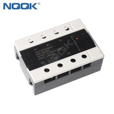 China SSR-3DA25A Sealed 10A 32DC to 480VAC 3 SSR Three Phase Solid State Relay for sale