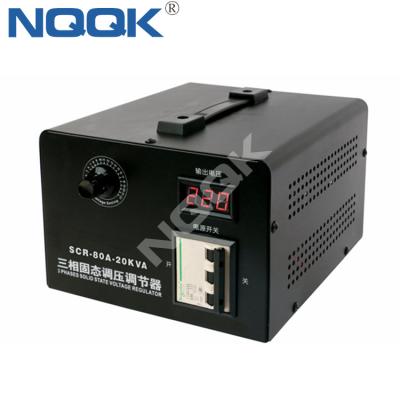 China Three Phase Hysteresis SSR-80A AC380V 80A 20KW 3 Zero Thyristor Voltage Thyristor Solid State Regulator for sale