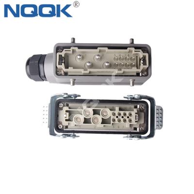 China 12 Pin 80A 690V Male Female Heavy Duty Electrical Sockets Automotive Industrial for sale