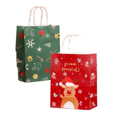 China Custom Recycled Logo Takeaway Bag Brown Kraft Paper Shopping Bag Materials Good Quality Paper Bag for sale