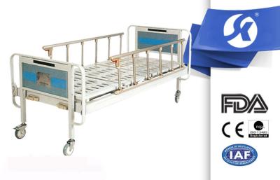 China Cheap Chinese Manual Hospital Bed With Silence Casters Dia125mm With Brake for sale