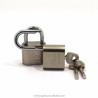 China Nickel Plated Household B550 Iron Padlock W/Blade Key Guard Lock for sale