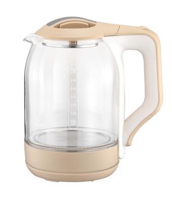 China 360 Home Appliance 1.8l Degree Cordless Quick Rotate Low Jug Water Boiling Glass Electric Kettle for sale