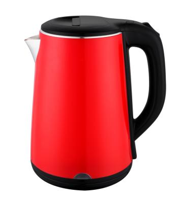 China 360 Degree Basic Red Plastic Electric Kettle Price 2.0L Hot Water Boiler Wholesale Electric Electric Kettle for sale