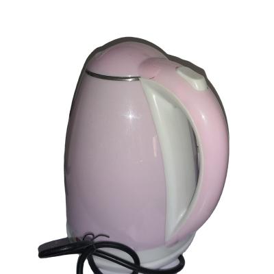 China 360 Degree 1.8L 1500W Color Plastic Shell Low Rotation Hot Selling Quick Anti Scalding Electric Kettle for sale