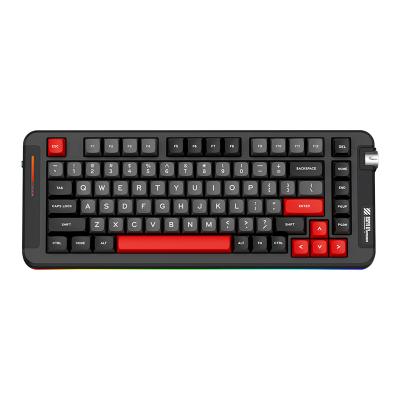 China MCHOSE  X75  top seller rgb game mechanical keyboard 82 keys colorblock keycaps wired gaming keyboard hot swap No for sale