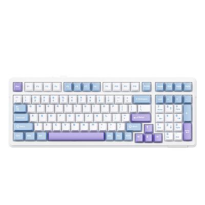 China New arrivals ALUA F99 gaming keyboards DIY RGB backlit 99 keys wireless keyboard No for sale