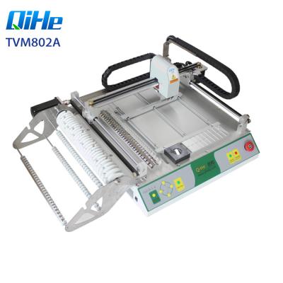 China 340*340mm QIHE SMT Transfer Machine TVM802A PnP Automatic Soldering Machine PCB LED Strip Mounter for sale