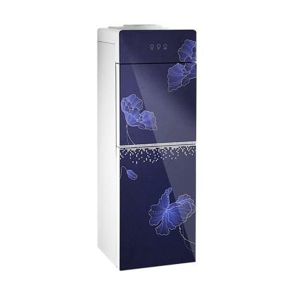 China Tempered Glass Plastic Water Dispenser With Refrigerator Cabinet Competitive Price for sale