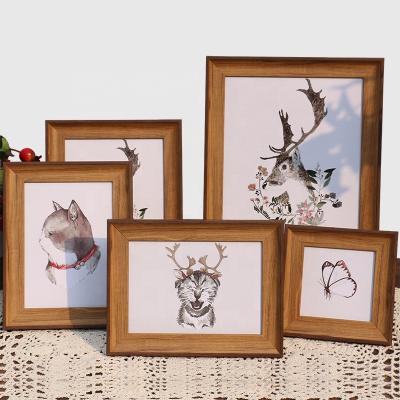 China Art Decor 2021 Hot Selling Home Decor Wall Wooden Picture Frames for sale