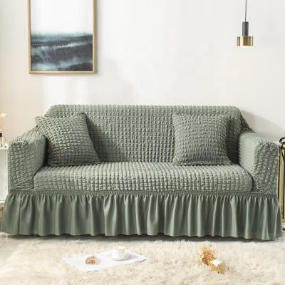 China 100% Polyester Fabric Washable Wholesale Washable Bed 3 Seater Cover Sofa Slipcover Online for sale