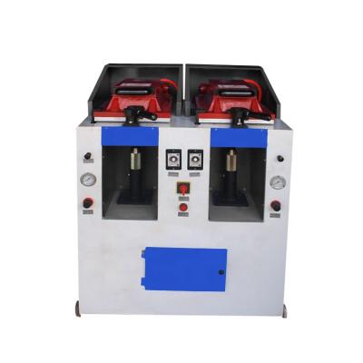 China Factory Shoe Making Machine Air Pressure Double Station Manual Type Sole Pressing Machine for sale