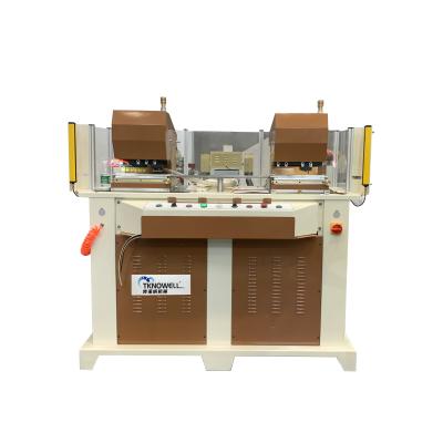 China Leather Belt Leather Belt Making Machinery Double Heads Leather Belt Hole Punching Machine for sale