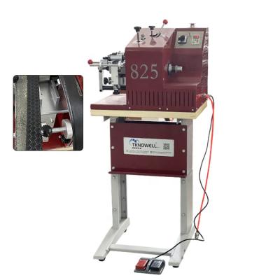 China Shoe Leather Belt Production Machinery Leather Belt Side Laminating And Trimming Doming Machine for sale