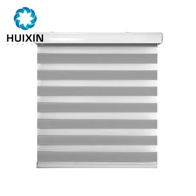 China Modern Cordless Spring Zebra Roller Shades Mechanism Zebra Blinds for sale