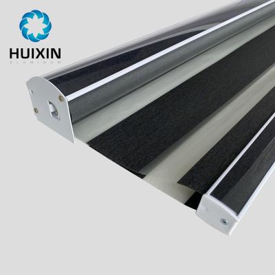 China Modern Easy To Clean Indoor Double Layer Roller Fabric Zebra Blinds For Windows for sale