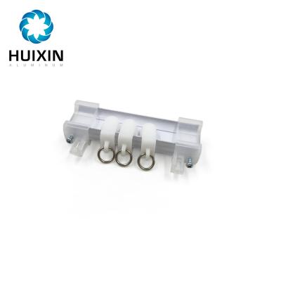 China No Assembly Needed Wholesale Aluminum Curtain Track Accessories For Window Straight Curtain Tracks for sale