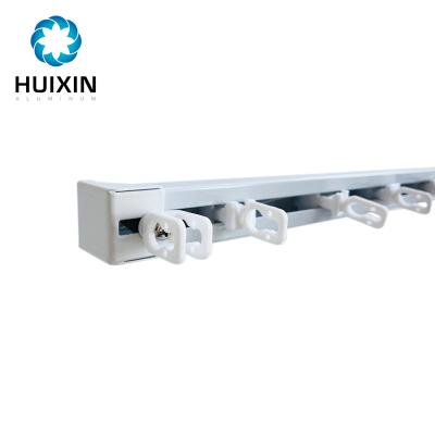 China No Assembly Needed High Quality Wall Mounted Aluminum Curtain Rod Curtain Sliding Track Rail In Profile for sale