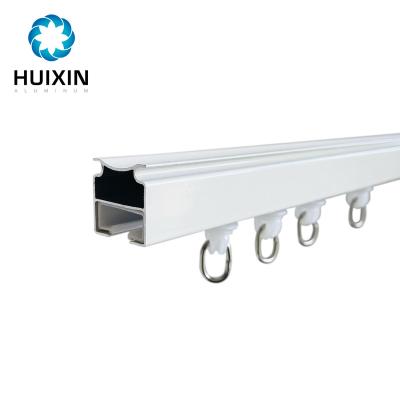 China No Assembly Needed Factory Price Ceiling Mount Aluminum Curtain Ring Curtain Track Rail for sale