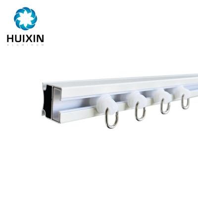 China No Assembly Needed Competitive Price Aluminum Ceiling Mount Track Bracket Sliding Window Curtain Rails for sale