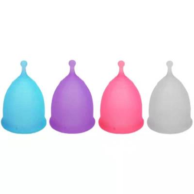 China Wholesale Menstrual Cup Products Silicone Women Monthly Period Rubber Female Reusable Menstrual Cup for sale