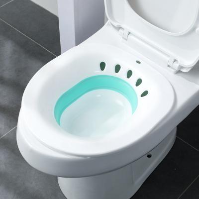 China Popular Folding Bidet Spray Basin Seat Free Squat Clean Body Confinement Pregnant Women Steam Seat Cover Care Postoperative Basin for sale