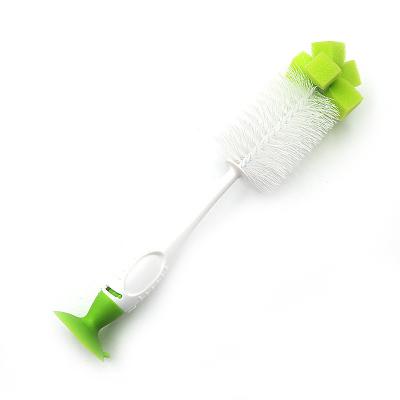 China Wholesale Custom Workable 360 ​​Degree No Dead Angle Tool Handle Long Cleaning Cup Sweep Rotating Nylon Bottle Brush for sale