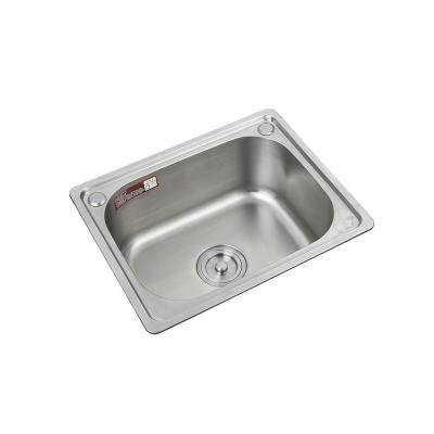 China Without Faucet Guangdong Professional Manufacturer and Supplier For Pressing Sinks With Single Bowl UnderMount Stainless Steel Kitchen Sinks for sale